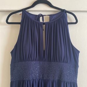 David’s Bridal Navy Blue Dress